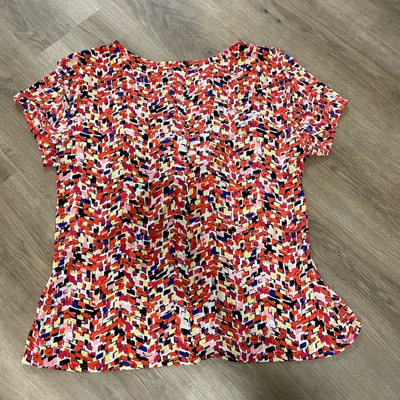 Women’s Cato fall-colored v-neck blouse size XL - Picture 7 of 10